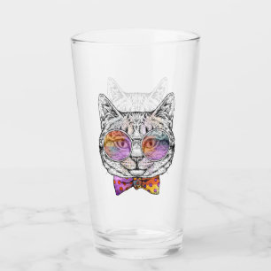 Kluge Miezekatze Kat Glas
