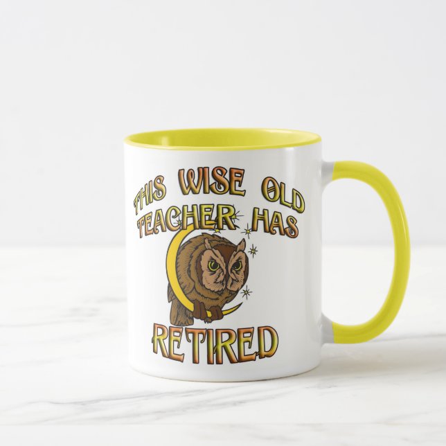 Kluger alter Lehrer Tasse (Rechts)