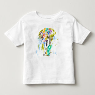 Kluger Elefant Kleinkind T-shirt