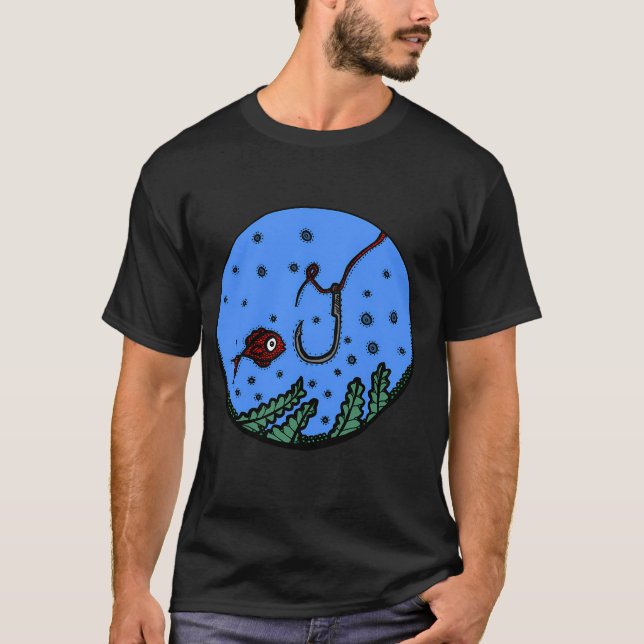 Kluger Fisch T-Shirt (Vorderseite)