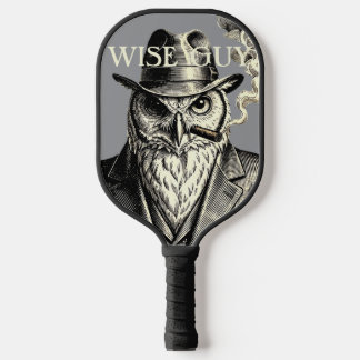 KLUGER KERL (Creme/weiße Typografie) Pickleball Schläger