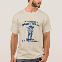 Kluger Kerl oder Furz Smella Retro-Frosch-Meme Lus