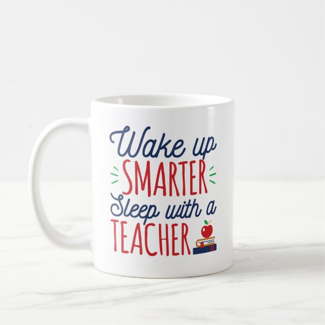 Klüger schlafen mit einem Lehrer geweckt Kaffeetasse (Links)
