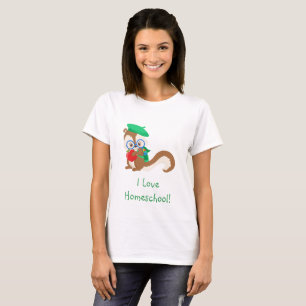 Kluges Eichhörnchen I Liebe T-Shirt
