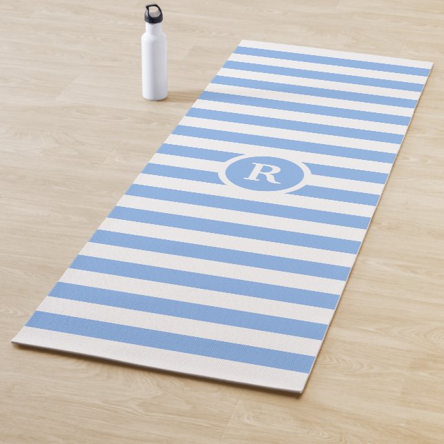 Kluges Monogramm gestreift Yogamatte (Beispiel)
