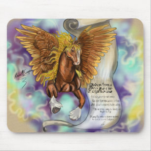 Klugheit von einem Pegasus, mousepad
