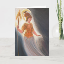 Klugheit, welche die Dunkelheit konfrontiert Karte