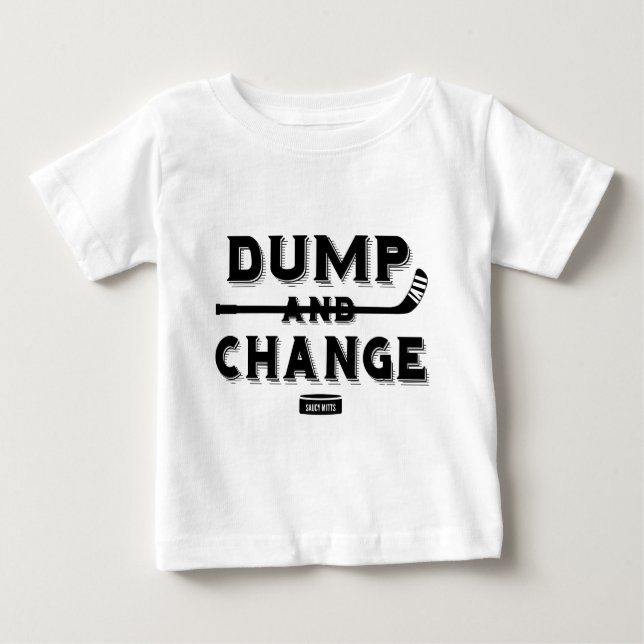 Klumpen und Hockey Baby wechseln T-shirt (Vorderseite)