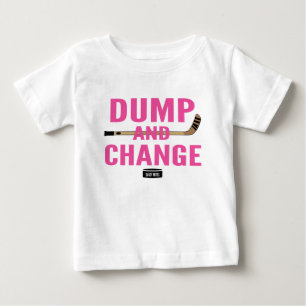 Klumpen und wechseln Hockey Baby Girl Pink T-shirt