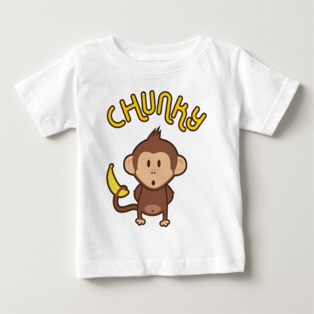 Klumpiger Affe Baby T-shirt (Vorderseite)