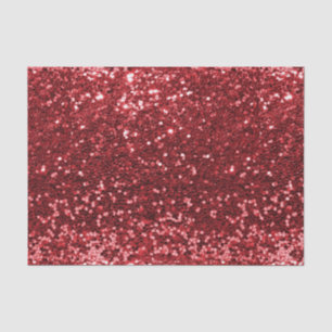 Klumprige Konfetti Glitter Glanz Rot Seidenpapier