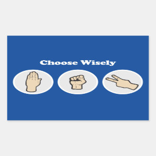 Kluwählen Rechteckiger Aufkleber