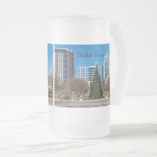 Klyde Warren Dallas Christmas Mattiert Glass Beer  Mattglas Bierglas