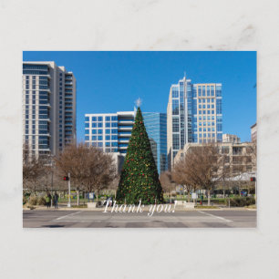 Klyde Warren Dallas Christmas Postkarte