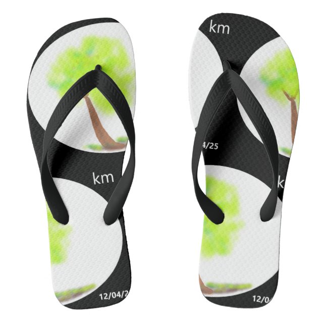 km Baum Malerei Flip Flops (Fußbett)