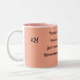 KM-Tasse Zweifarbige Tasse