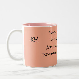 KM-Tasse Zweifarbige Tasse