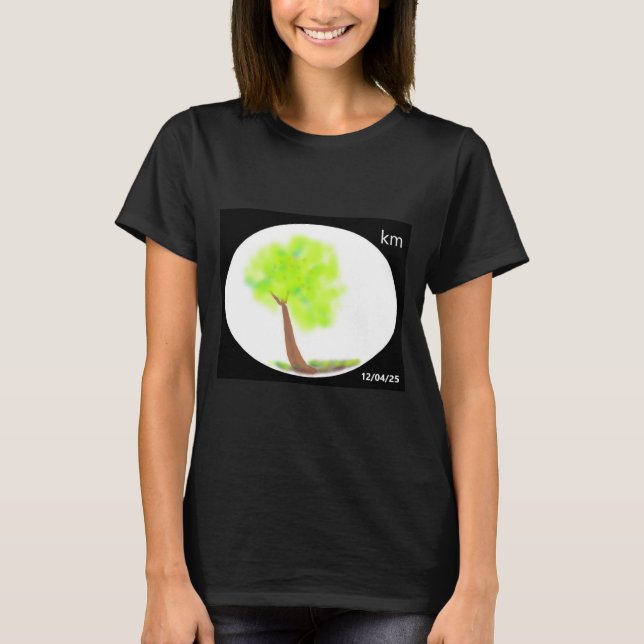 km tree painting shirt (Vorderseite)