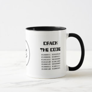 Knacken Sie die Code-Tasse Tasse
