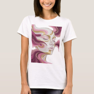 Knackiges Gold ABSTRACT ART Design T-Shirt