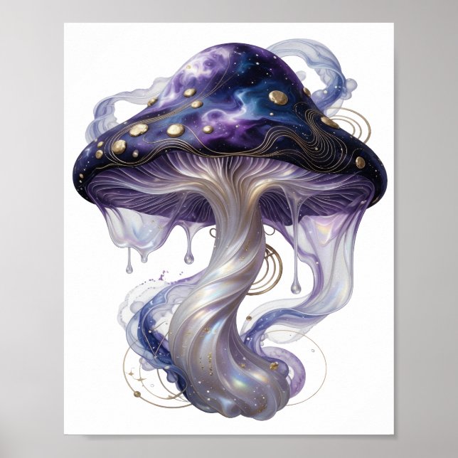 Knackiges Gold ABSTRACTE KUNST Grafikdesign Poster (Vorne)