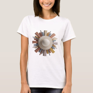 Knackiges Silber ABSTRACT ART Moderne Gestaltung v T-Shirt
