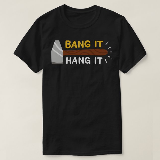Knall es und hang es T-Shirt (Design vorne)