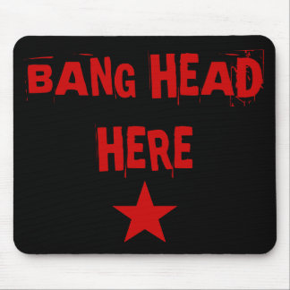 Knall-Kopf hier Mousepad