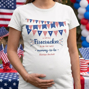 Knaller auf dem Weg! 4. Juli Baby Shower T-Shirt