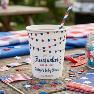 Knaller auf dem Weg! Babyparty zum 4. Juli Pappbecher