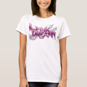Knalliges Lila PINK DREAM Tragbare Kunst T-Shirt