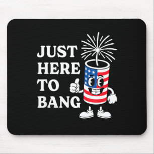 Knallkörper zum 4. Juli ist hier, um zu knallen Mousepad