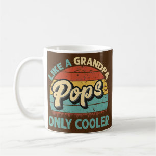Knallt wie ein Opa, nur cooler, vintage Papa Kaffeetasse