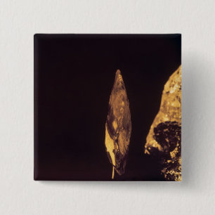 Knapped Axt- oder Stangenkopf Button