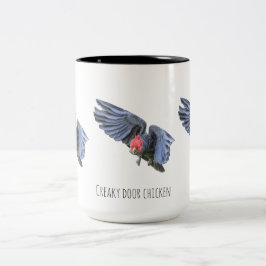 Knarrende Tür Huhn Zweifarbige Tasse