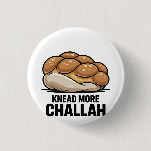 Knead more Challah Juden Backen Button