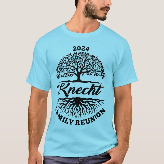 Knecht Family Wiedersehen 2024 T-Shirt (Vorderseite)