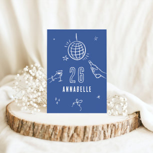 Knechte handgezeichnete Arche Geburtstagsgetränke  Einladung