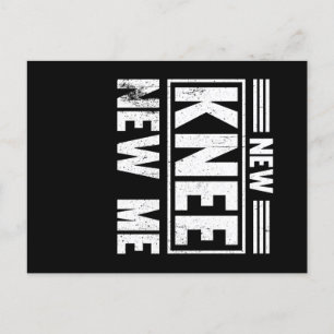 Knee-Ersatz Neues Knie New Me Postkarte