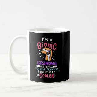 Knee Replacement Bionic Grandma After Surgery Gift Kaffeetasse