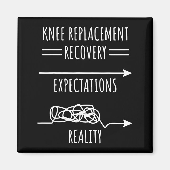 Knee Replacement Recovery Expectations Reality Sur Magnet (Vorne)