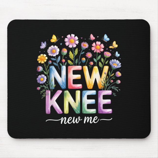 Knee Replacement Recovery Surgery Funny New Knee N Mousepad (Vorne)