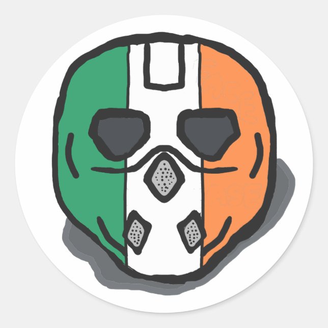 Kneecap Runder Aufkleber (Vorderseite)