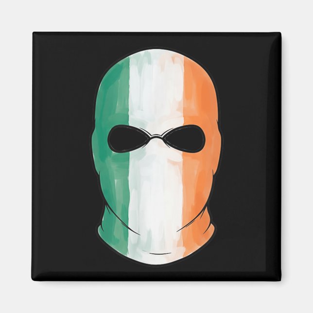 Kneecap Tricolor Balaclava Magnet (Vorne)