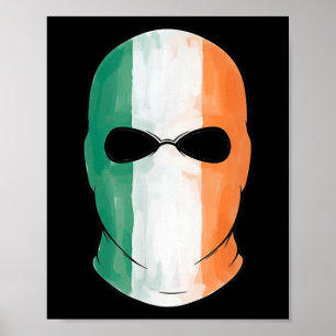 Kneecap Tricolor Balaclava Poster