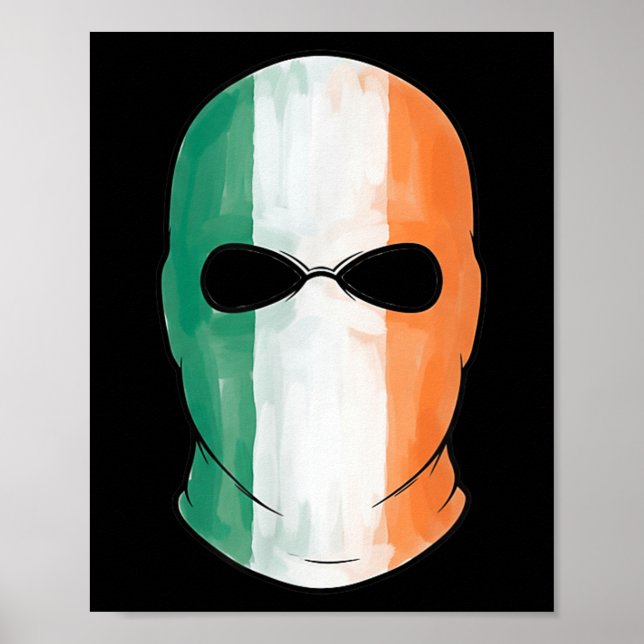 Kneecap Tricolor Balaclava Poster (Vorne)