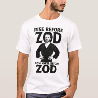 Kneel Before Zod – Bösewicht T-Shirt Design