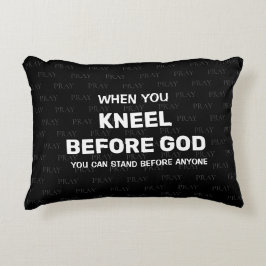 KNEEL VOR GOTTES Gebet Dekokissen