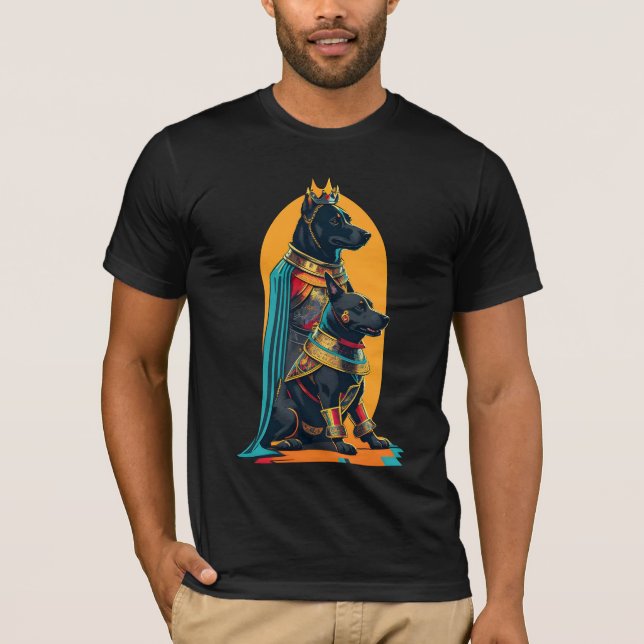Kneeling Dog King Knight T-Shirt (Vorderseite)