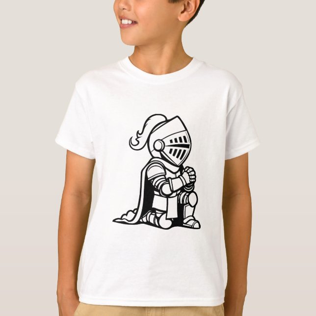 Kneeling Knight T-Shirt (Vorderseite)